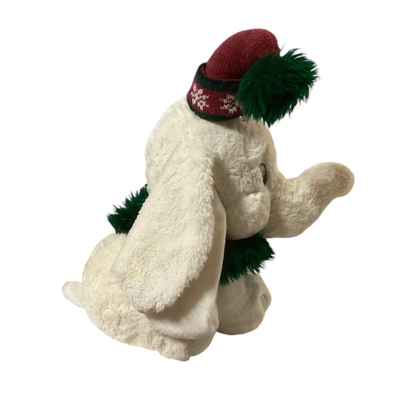 Disney Store Exclusive Winterfun Dumbo Plush Christmas Elephant Stuffed Animal - Picture 3 of 12